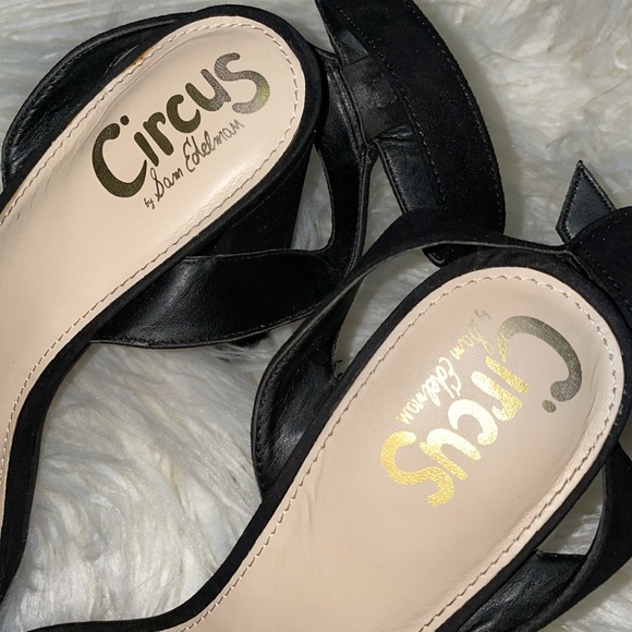 Circus By Sam Edelman Women’s Annette Ankle Strap Sandal Black Size 7.5 - Picture 4 of 14